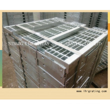 Hot DIP Galvanized Steel Stair Tread with Non-Slip Nosing